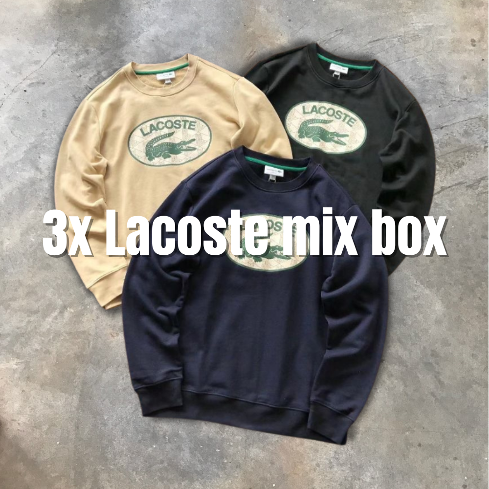 3x LACOSTE MIX BOX