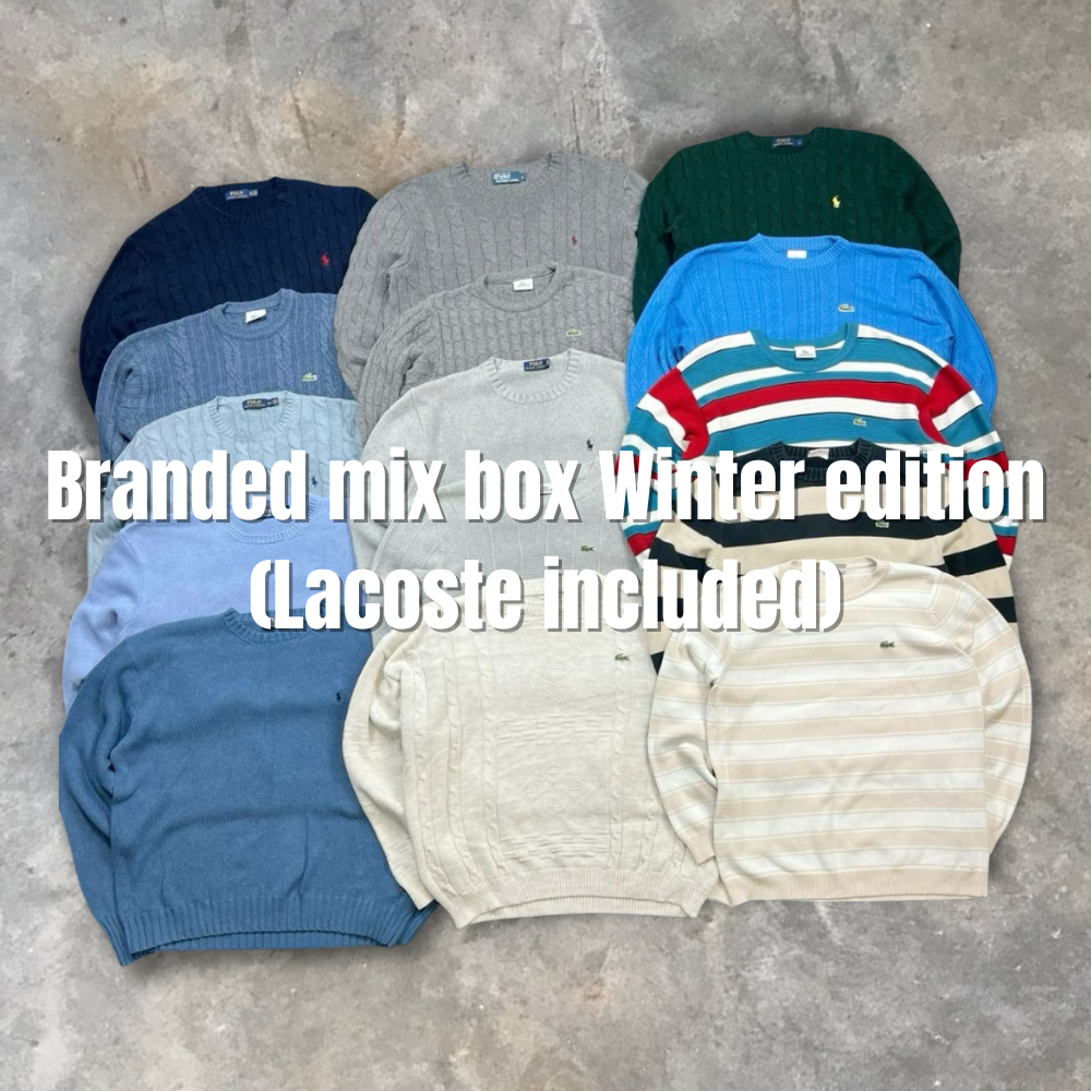 10x Branded mix box winter - lacoste edition