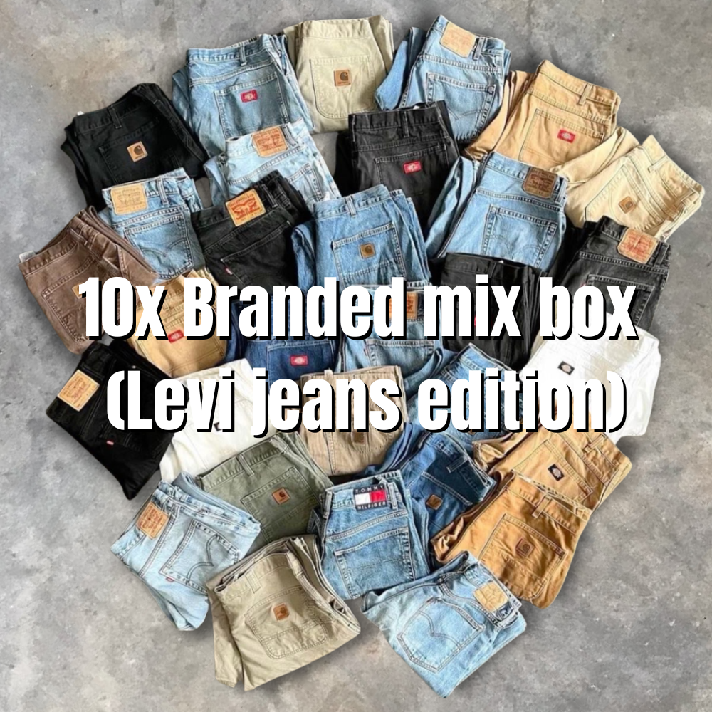 10x branded mix box - levi jeans edition