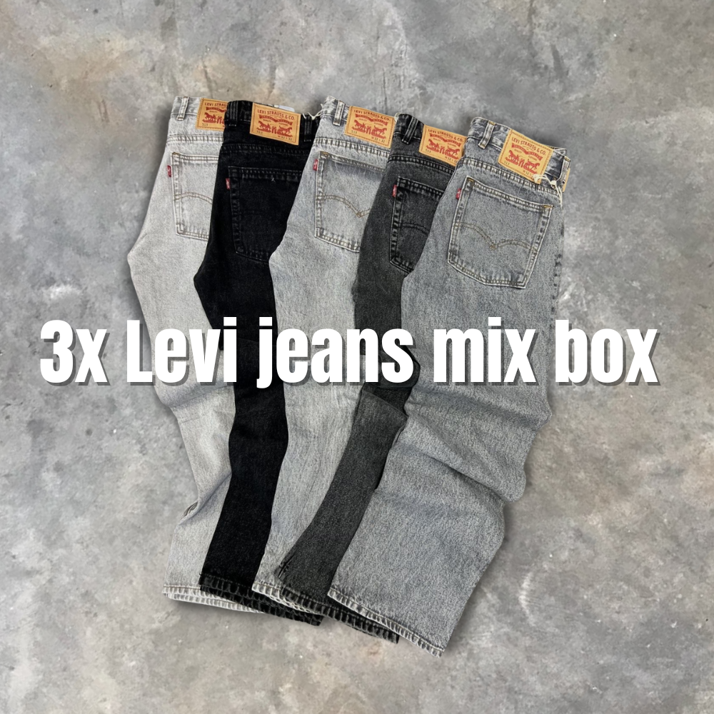 3x levi jeans mix box
